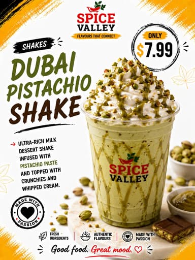 Dubai Pistachio Shake