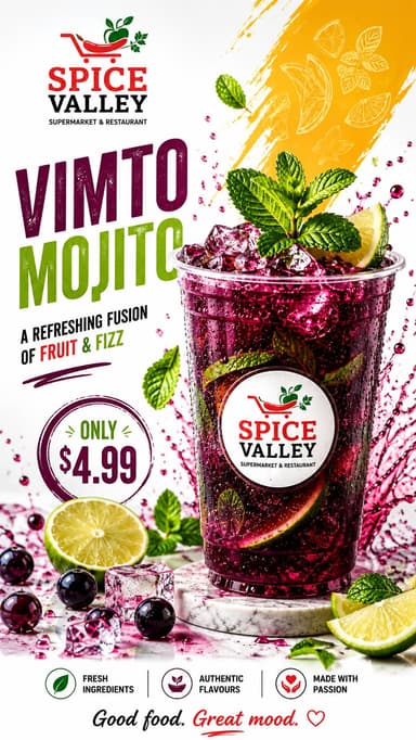 Vimto Mojito