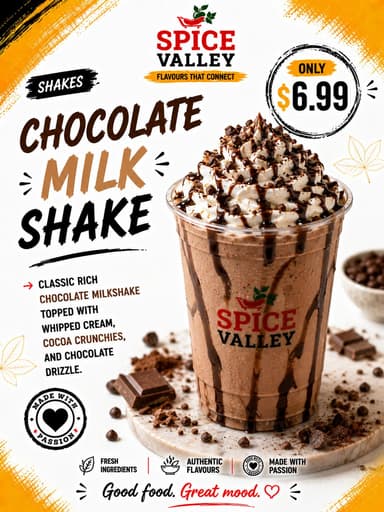 Chocolate Milk Shake
